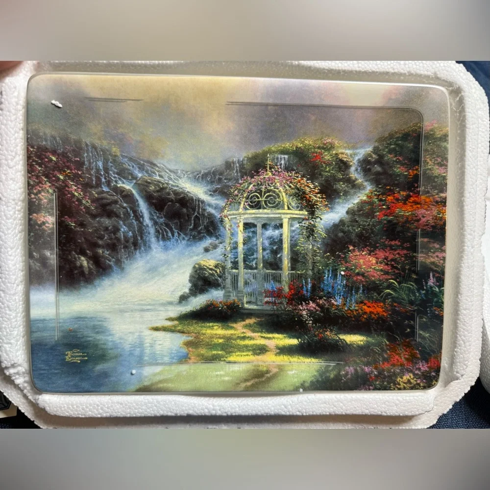 Bradford Exchange Nature's Retreats By Thomas Kinkade Hidden Arbor 1999